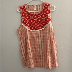 Super cute embroidered top